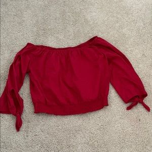 Hollister cropped long sleeve